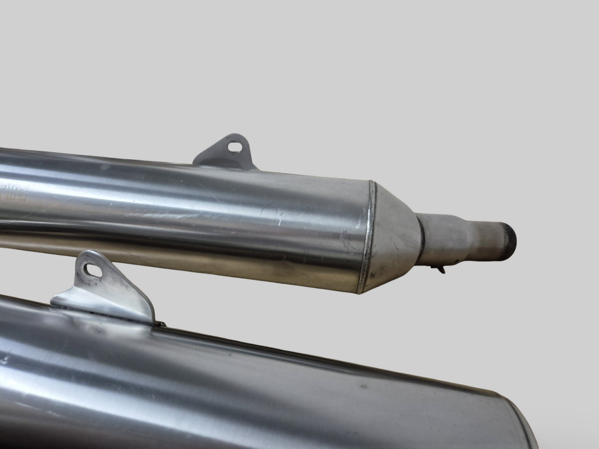 ORIGINAL EXHAUST SILENCER SET AP8119443 AP8119431 Aprilia SL1000 Falco 2000-2003