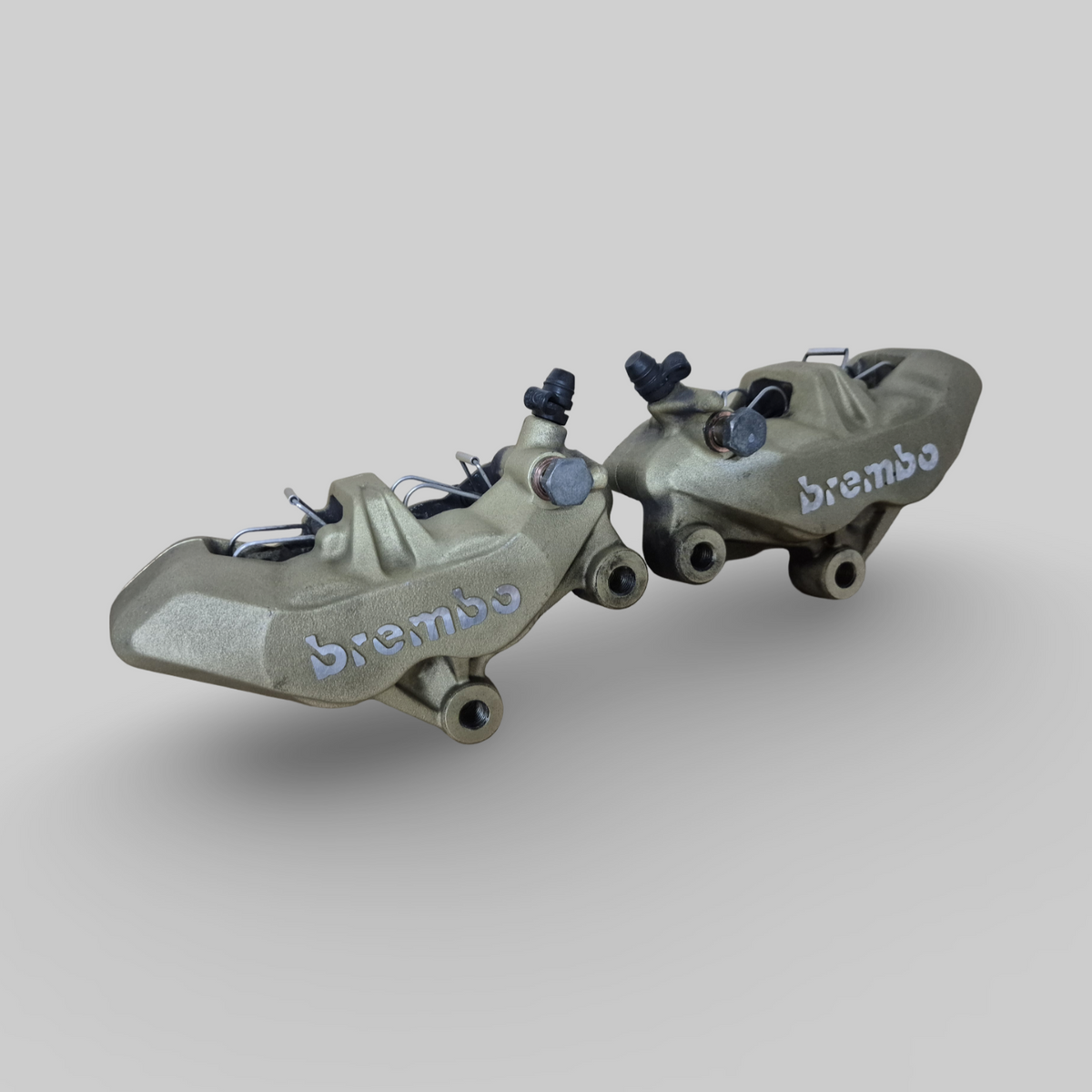 FRONT LEFT-HAND BRAKE CALIPER BREMBO P4 GOLD AP8113971 Aprilia RSV Mille 98-03 / Tuono 02-05