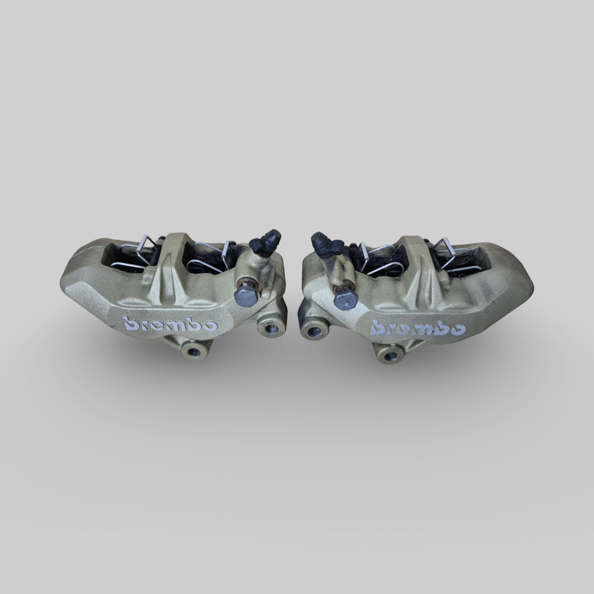 FRONT LEFT-HAND BRAKE CALIPER BREMBO P4 GOLD AP8113971 Aprilia RSV Mille 98-03 / Tuono 02-05
