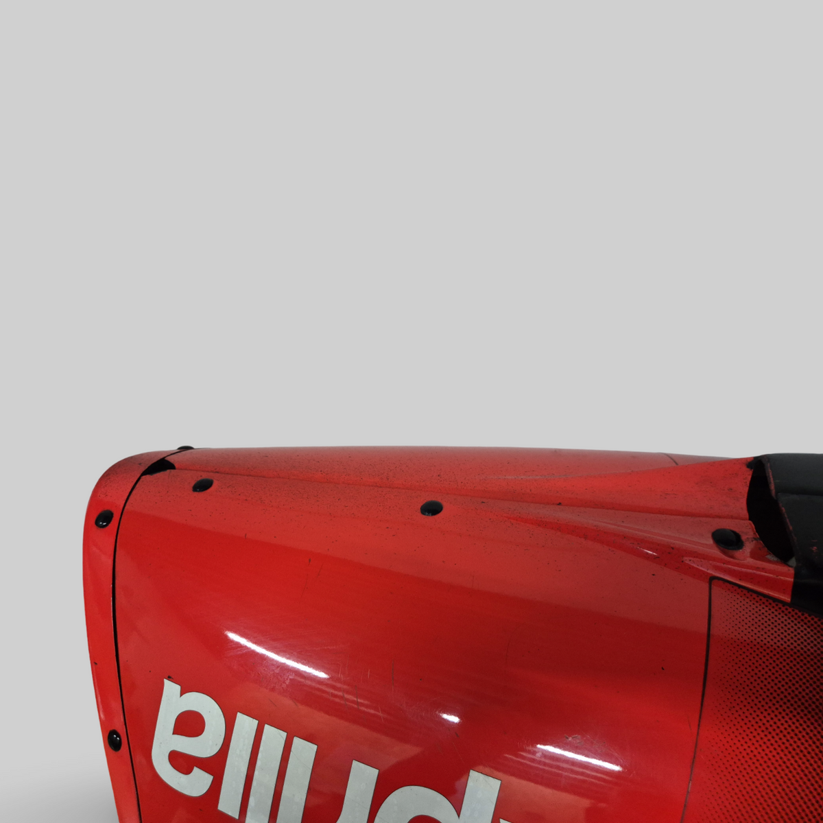BELLYPAN FLUO RED / BLACK [PLOMB GREY 2002] Aprilia RSV Mille 1998-2003