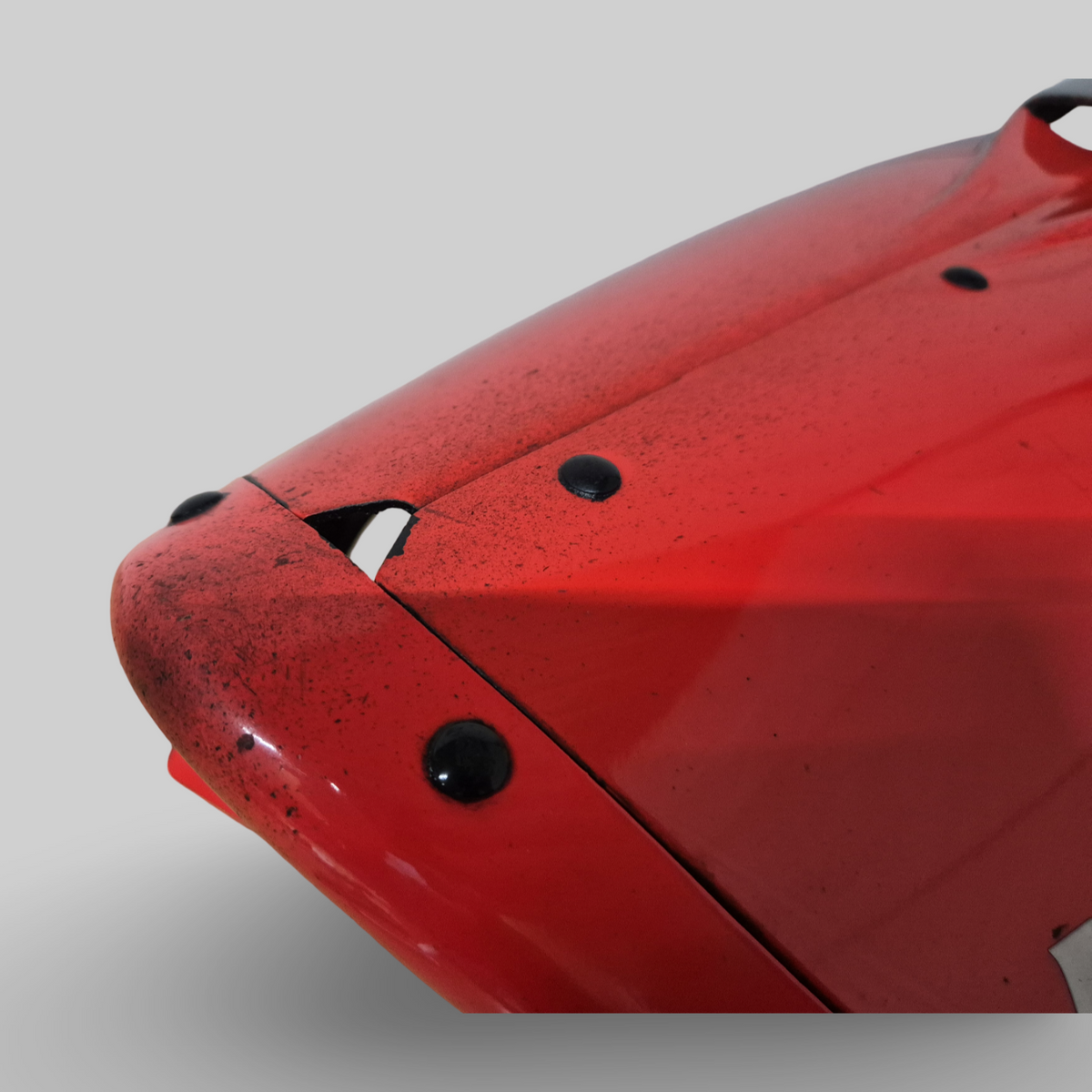 BELLYPAN FLUO RED / BLACK [PLOMB GREY 2002] Aprilia RSV Mille 1998-2003
