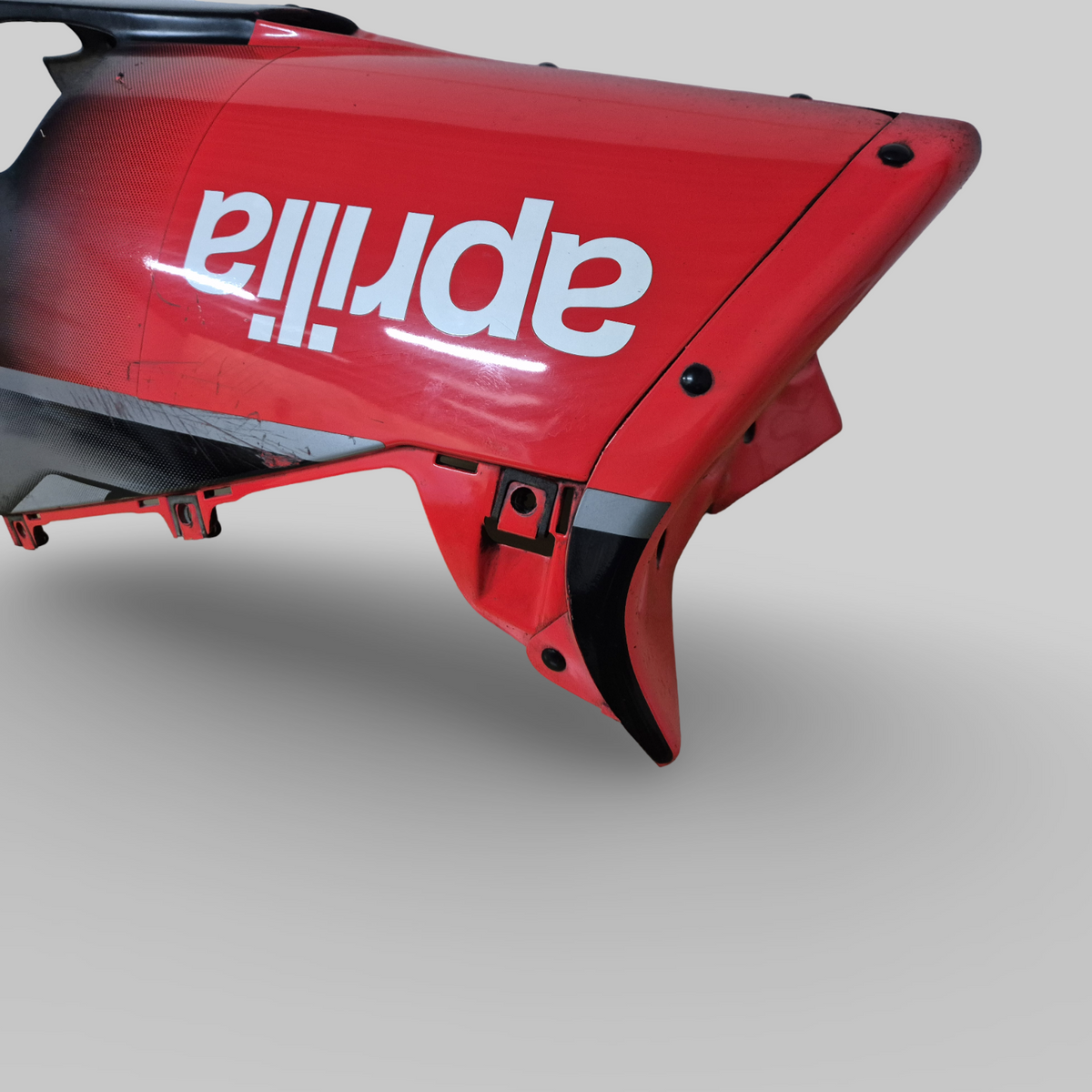 BELLYPAN FLUO RED / BLACK [PLOMB GREY 2002] Aprilia RSV Mille 1998-2003
