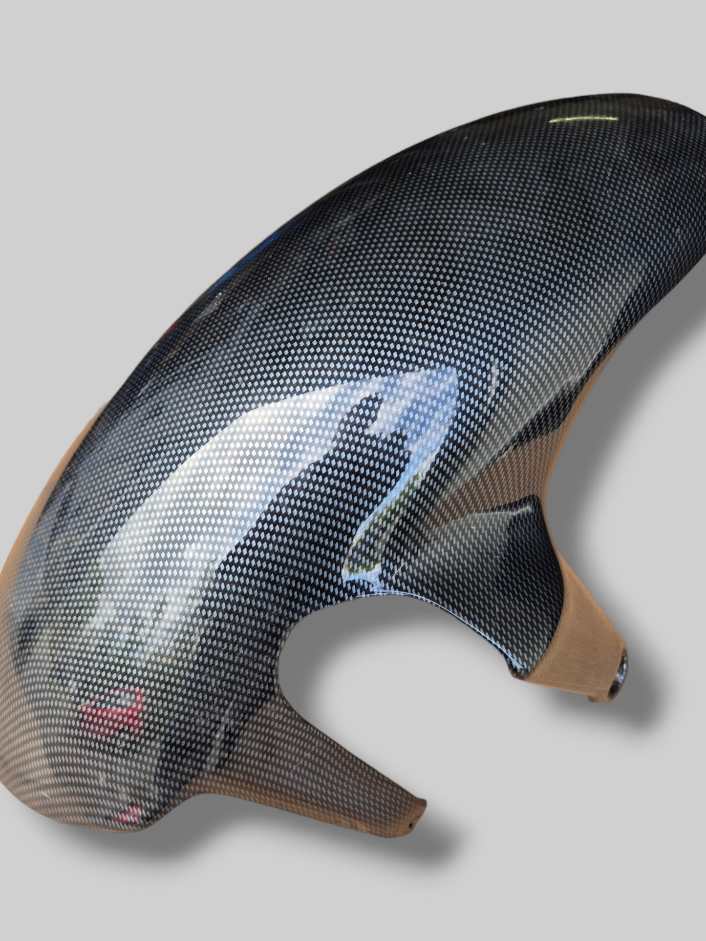 FRONT FENDER MUDGUARD FAKE CARBON DIPPED Aprilia RSV Mille 98-03 / Tuono 02-05