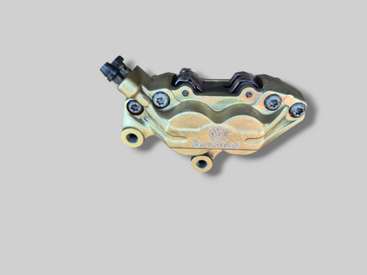 FRONT LEFT BRAKE CALIPER BREMBO P2 GOLD AP8113893 Aprilia RSV Mille 98-03 / Tuono 02-05