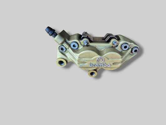 FRONT LEFT BRAKE CALIPER BREMBO P2 GOLD AP8113893 Aprilia RSV Mille 98-03 / Tuono 02-05