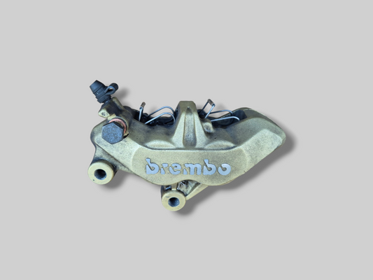 FRONT LEFT-HAND BRAKE CALIPER BREMBO P4 GOLD AP8113971 Aprilia RSV Mille 98-03 / Tuono 02-05