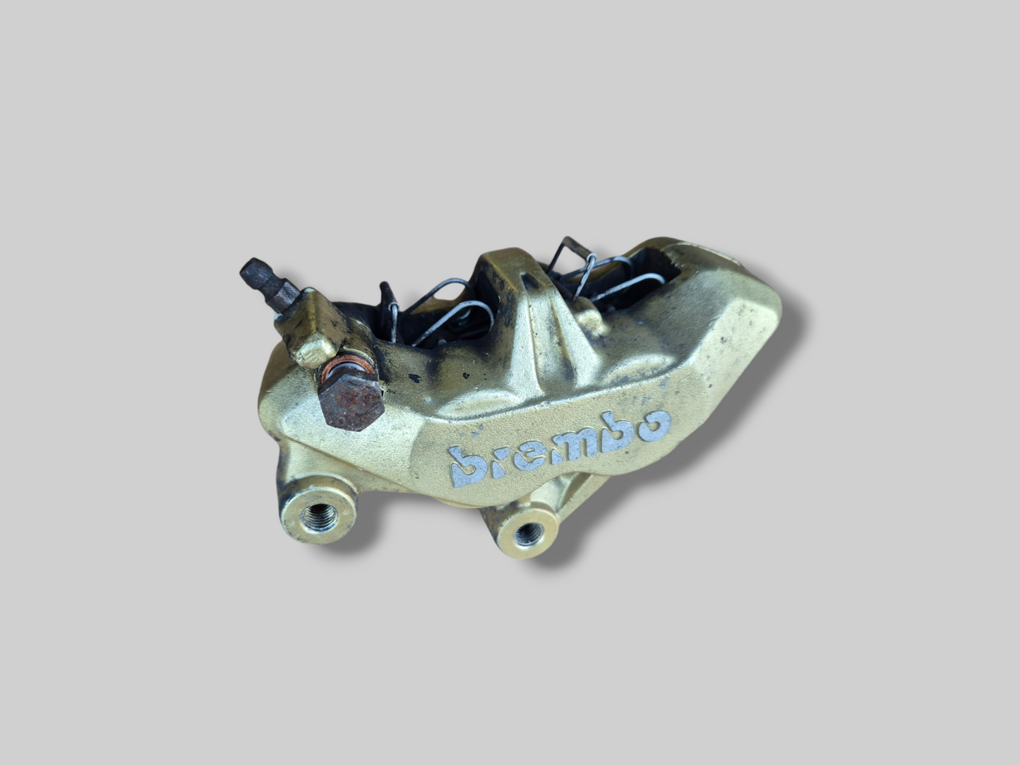 FRONT LEFT-HAND BRAKE CALIPER BREMBO P4 GOLD AP8113971 Aprilia RSV Mille 98-03 / Tuono 02-05