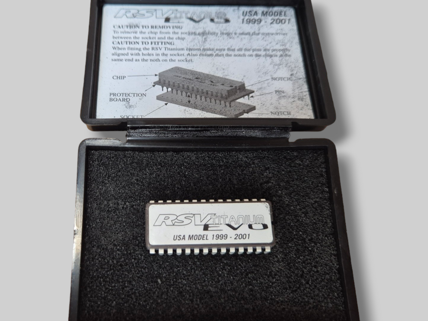 EPROM TITANIUM EVO UITLAAT USA MODEL Aprilia RSV Mille 98-03 / Tuono 02-05 