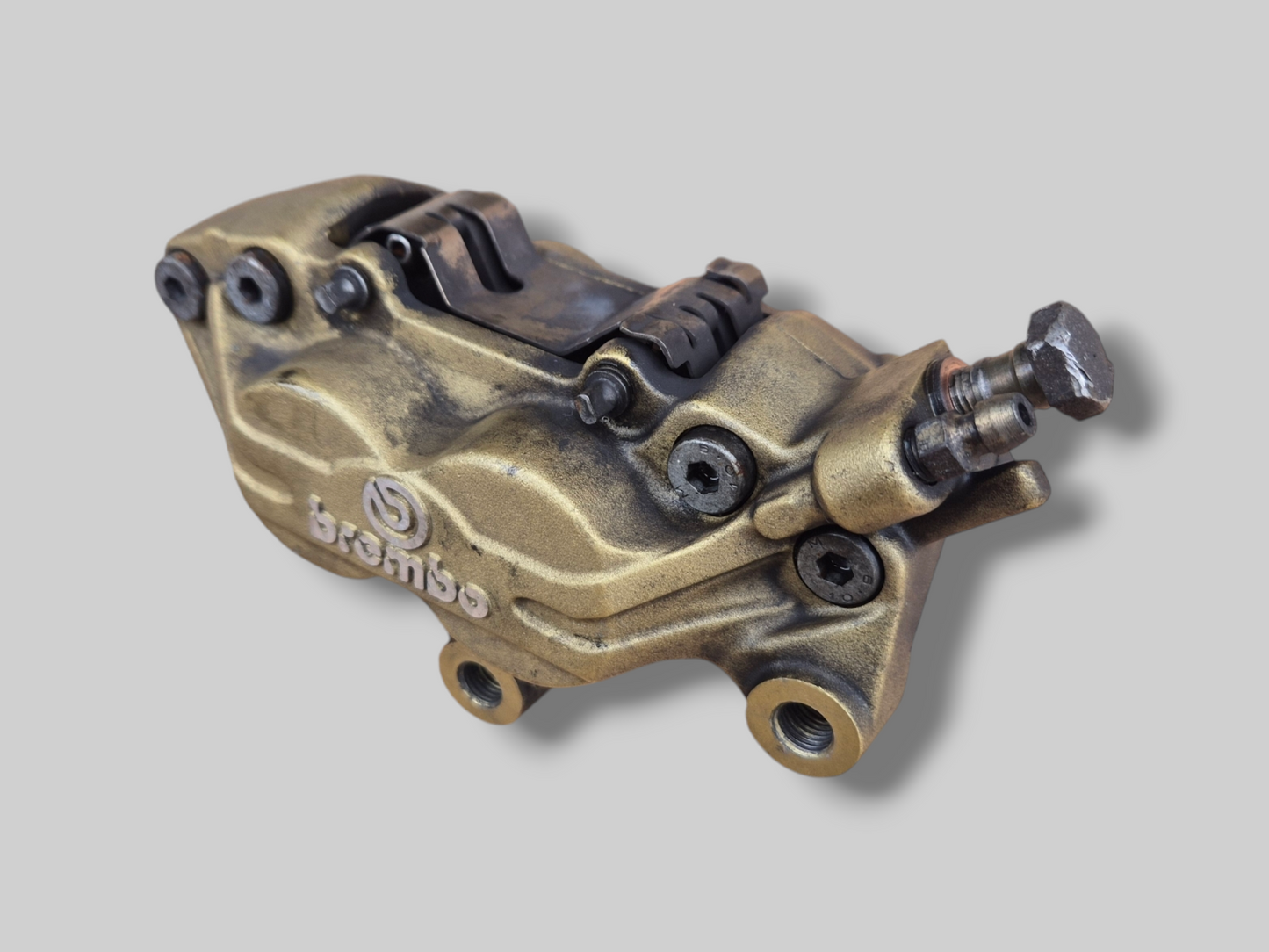 FRONT RIGHT BRAKE CALIPER BREMBO P2 GOLD AP8113892 Aprilia RSV Mille 98-03 / Tuono 02-05