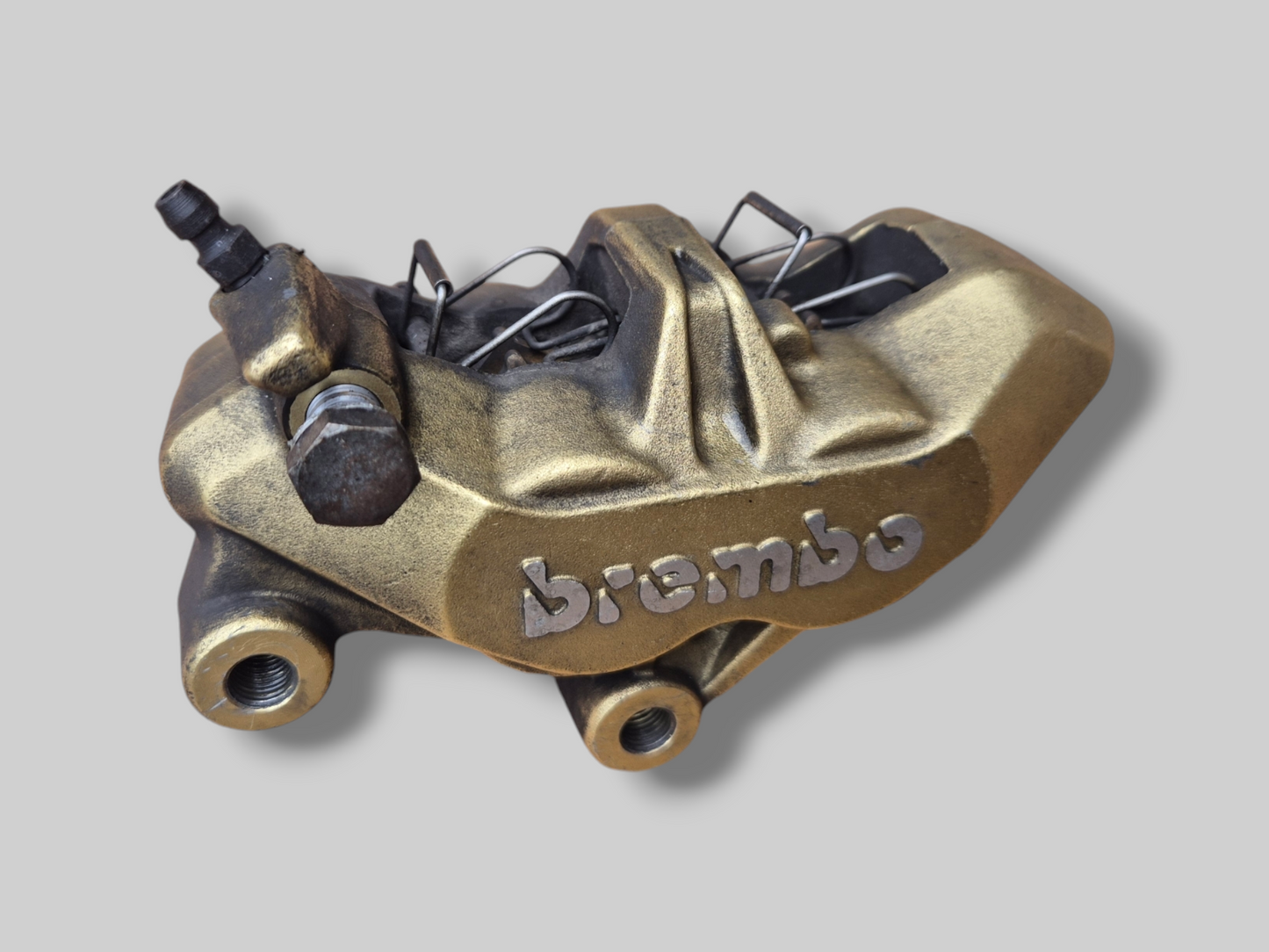 FRONT LEFT-HAND BRAKE CALIPER BREMBO P4 GOLD AP8113971 Aprilia RSV Mille 98-03 / Tuono 02-05