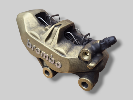 FRONT RIGHT-HAND BRAKE CALIPER BREMBO P4 GOLD AP8113970 Aprilia RSV Mille 98-03 / Tuono 02-05