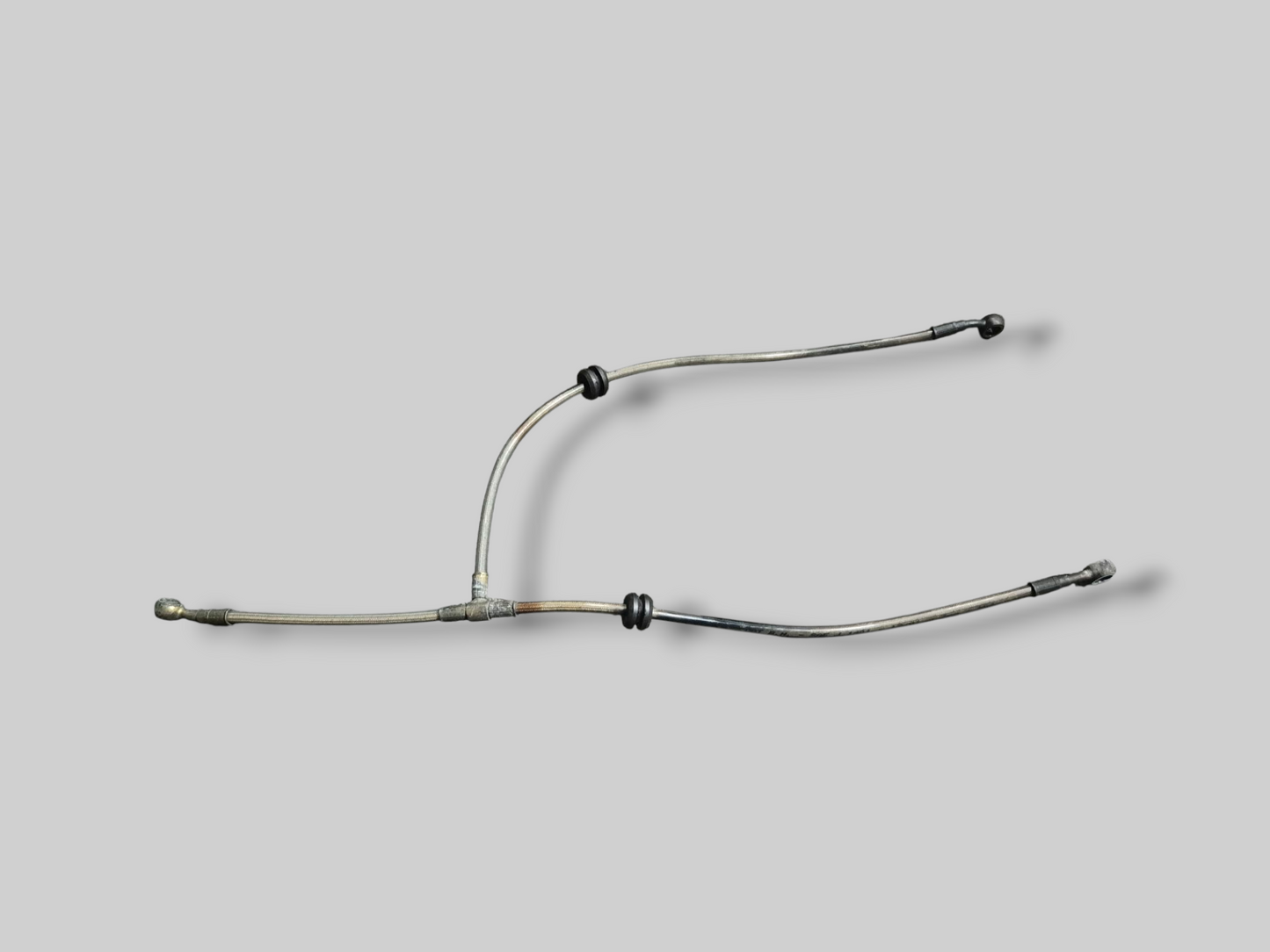 Tuyau de conduite de frein tressé en acier avant, jonction en T AP8113976 Aprilia RSV Mille 98-03 