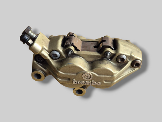FRONT LEFT BRAKE CALIPER BREMBO P2 GOLD AP8113893 Aprilia RSV Mille 98-03 / Tuono 02-05