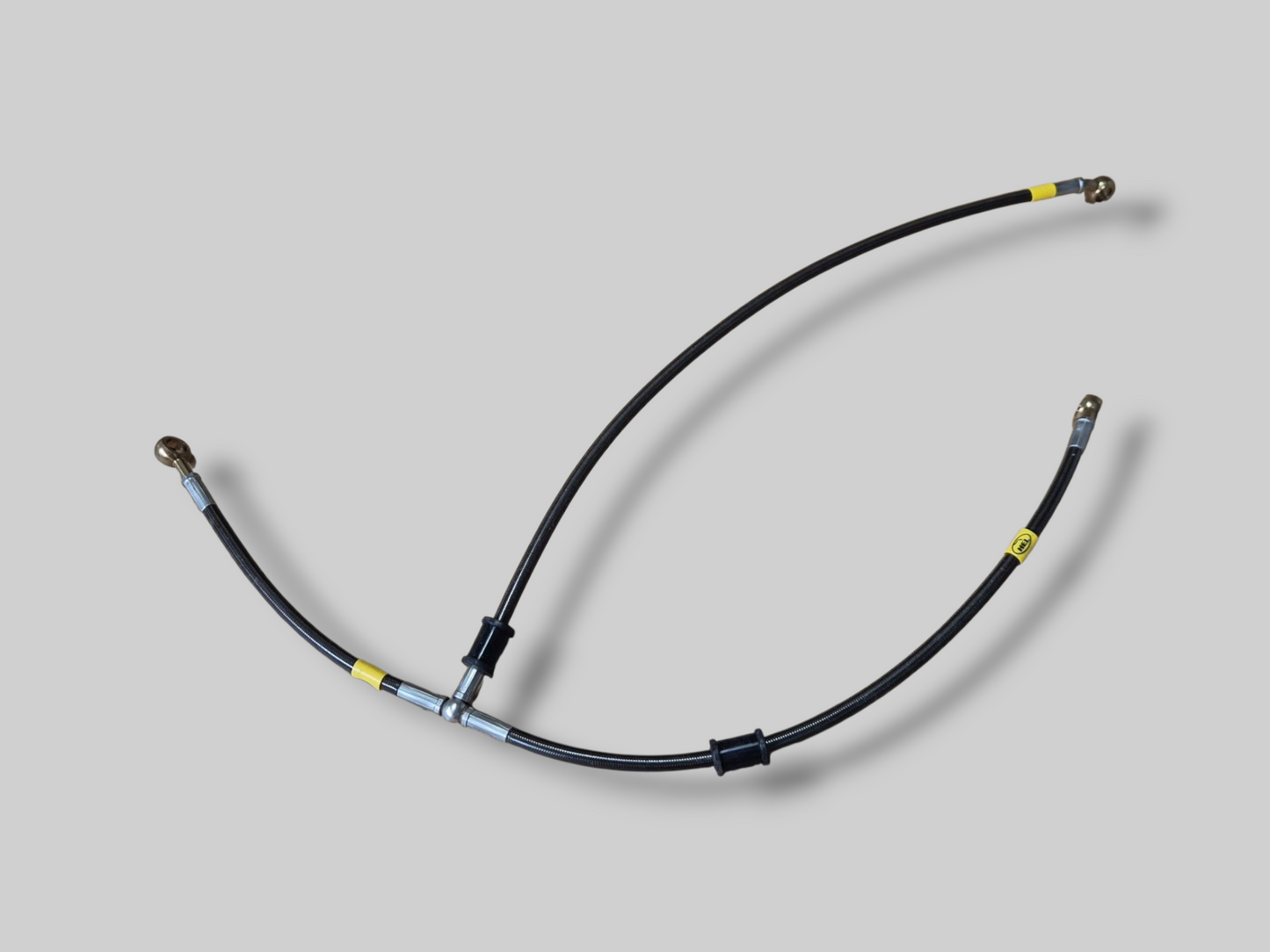 HEL CUSTOM FRONT STEEL-BRAIDED BRAKE LINE HOSE PIPE T-JUNCTION AP8113976 Aprilia RSV Mille 98-03
