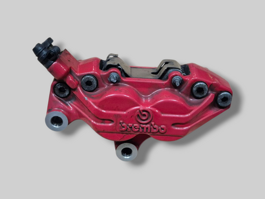 FRONT LEFT BRAKE CALIPER BREMBO P2 RED AP8113775 Aprilia RSV Mille 98-03 / Tuono 02-05