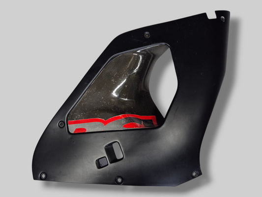RIGHT-HAND SIDE FAIRING DIABLO BLACK CARBON [2001] AP8158586 Aprilia RSV Mille 2001-2003