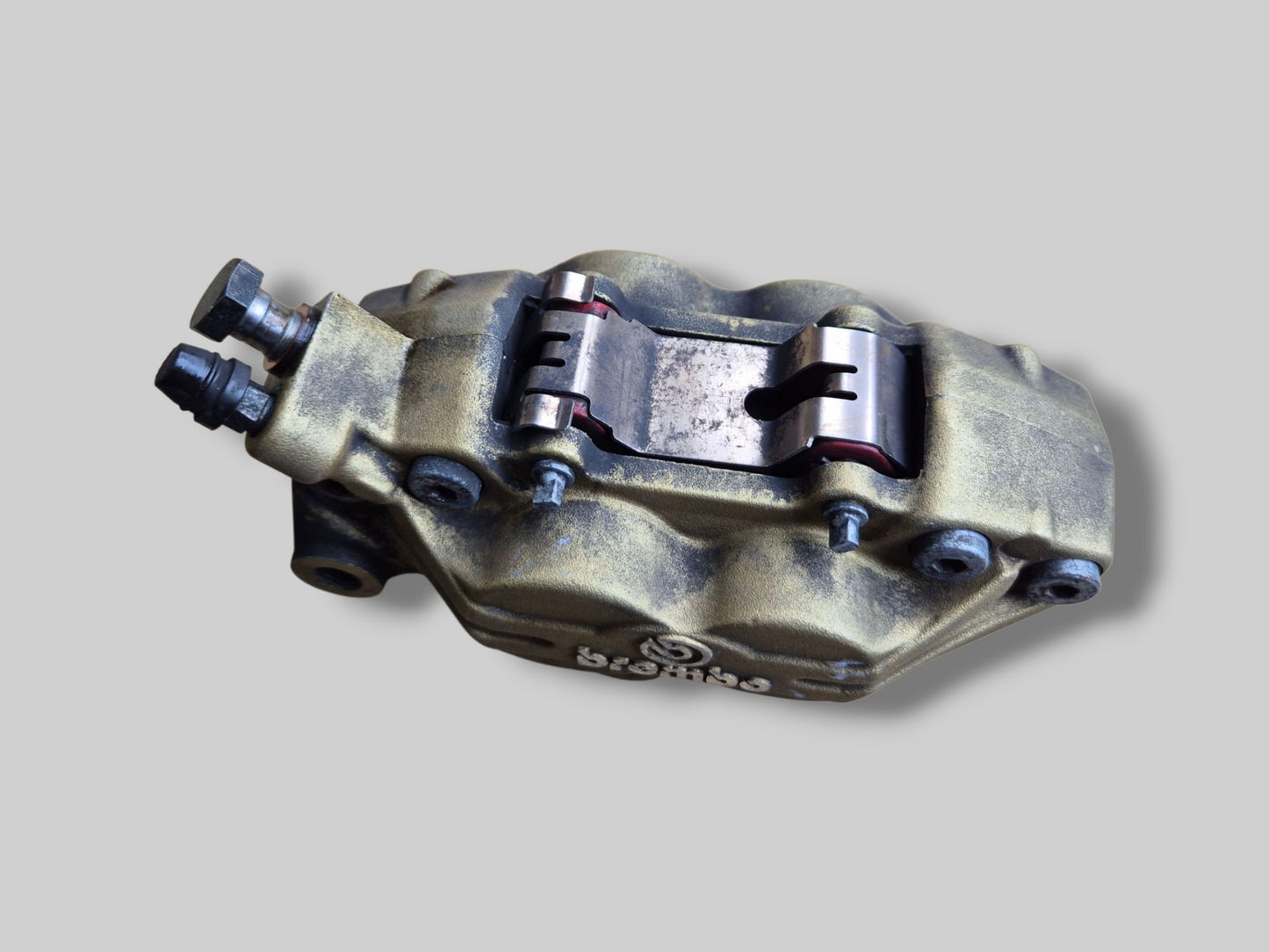 REMKLAUW LINKSVOOR BREMBO P4 GOUD AP8113971 Aprilia RSV Mille 98-03 / Tuono 02-05