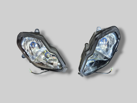 LEFT AND RIGHT-HAND SIDE HEADLIGHT UNITS EU/USA AP8127152 Aprilia RSV1000R 04-10 / Tuono 1000R 06-10