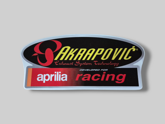 AKRAPOVIC UITLAATSTICKER Aprilia RSV Mille 98-03 / Tuono 02-05 